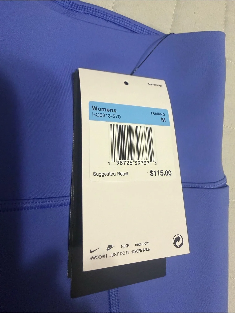 Nike Universa Skinny Fit High Rise Tights - Sapphire & Deep Night - Medium